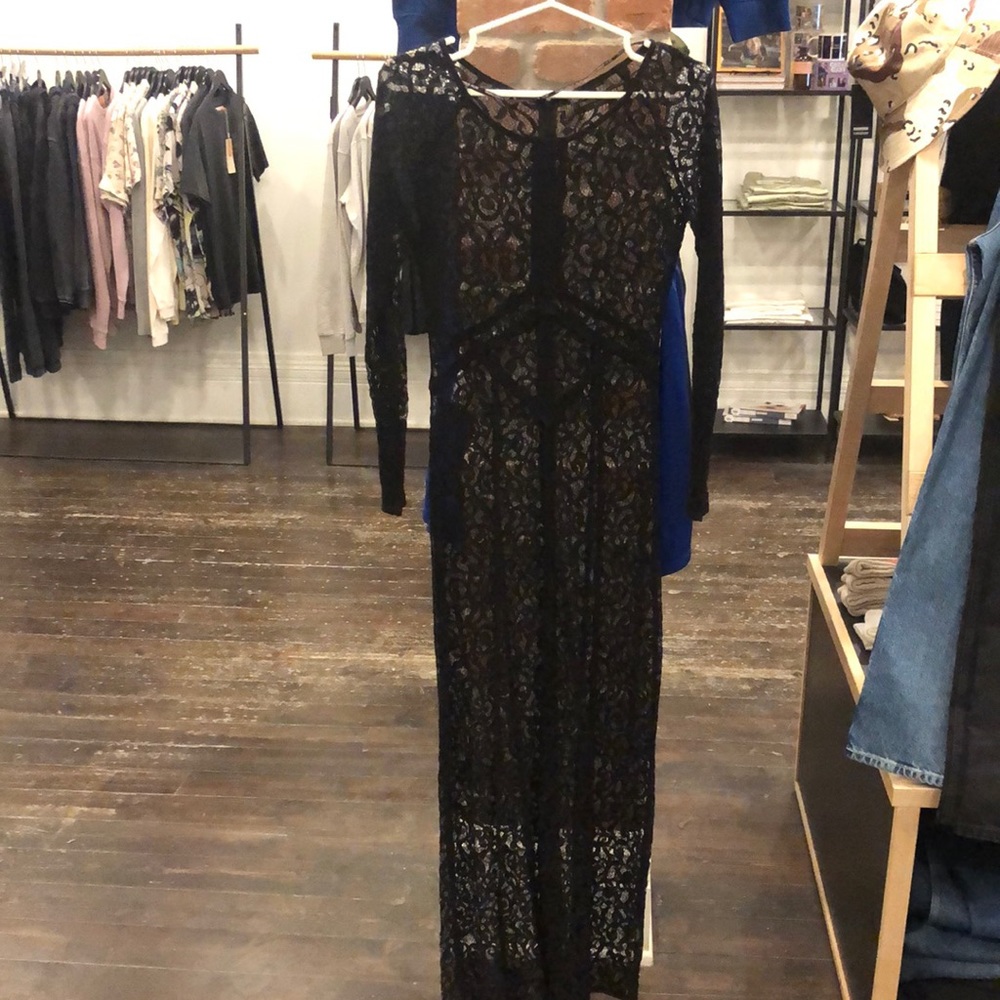 long sleeved lace dress